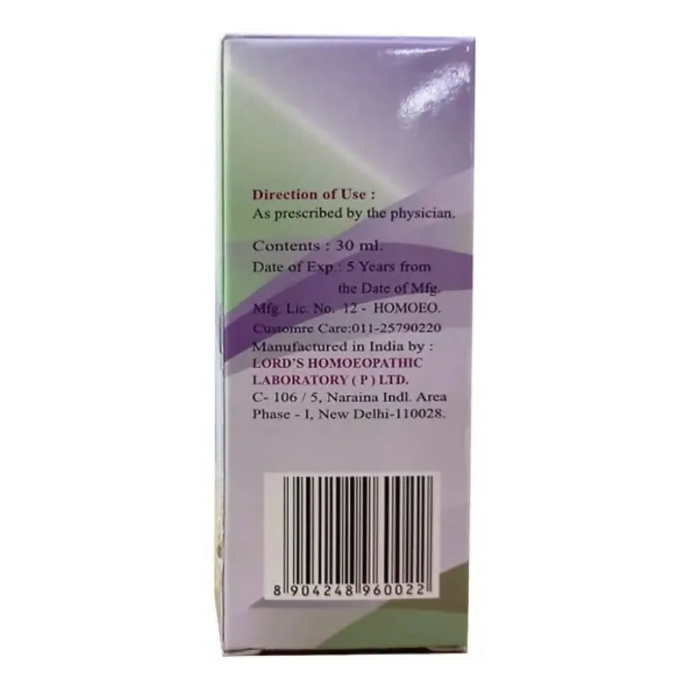 Lord's Homeopathy Arsenic Album Dilution | Homeopathic Remedy | Natural Wellness and Balance-2