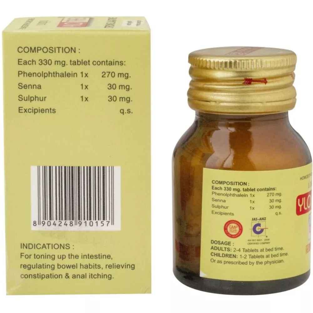 Lord's Homeopathy Ylo Tablets | Natural Laxative for Constipation Relief-2
