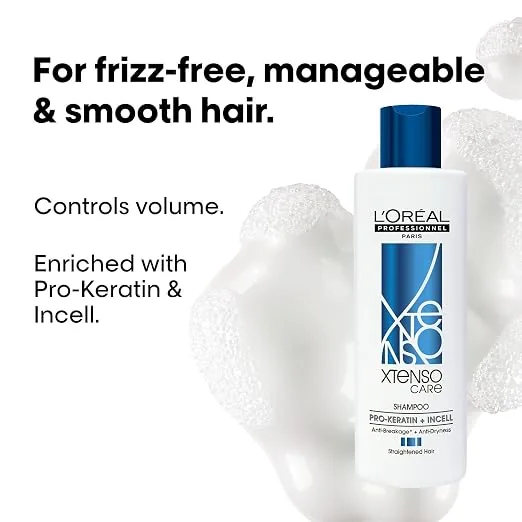 L'oreal Paris Professionnel Xtenso Care Shampoo & Mask | Hair Reconstruction Duo | For Straightened Hair-2