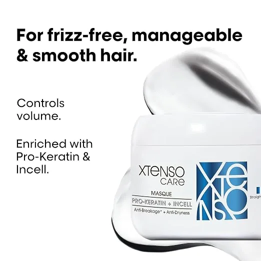 L'oreal Paris Professionnel Xtenso Care Shampoo & Mask | Hair Reconstruction Duo | For Straightened Hair-3