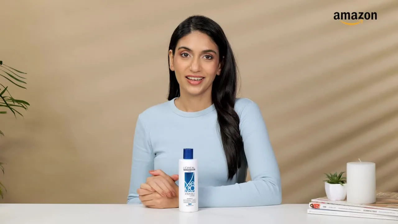 L'Oreal Paris Xtenso Care Shampoo | Pro-Keratin Hair Cleanser | Anti-Frizz & Shine-5