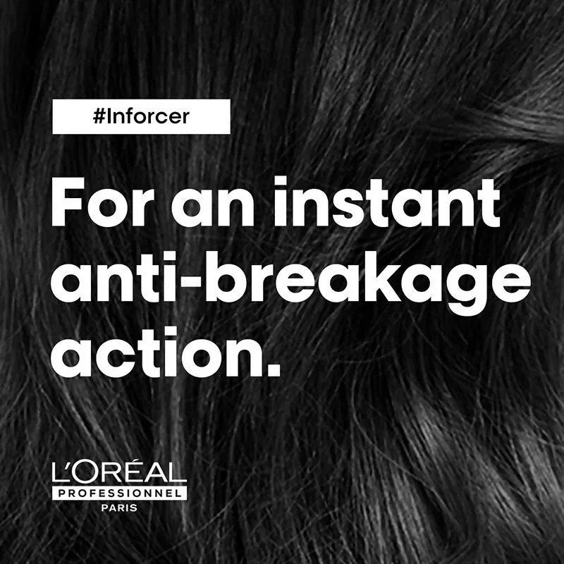 L'Oreal Professionnel Inforcer Strengthening Shampoo & Hair Mask Combo | Hair Care Set | Anti-Breakage and Strength-2
