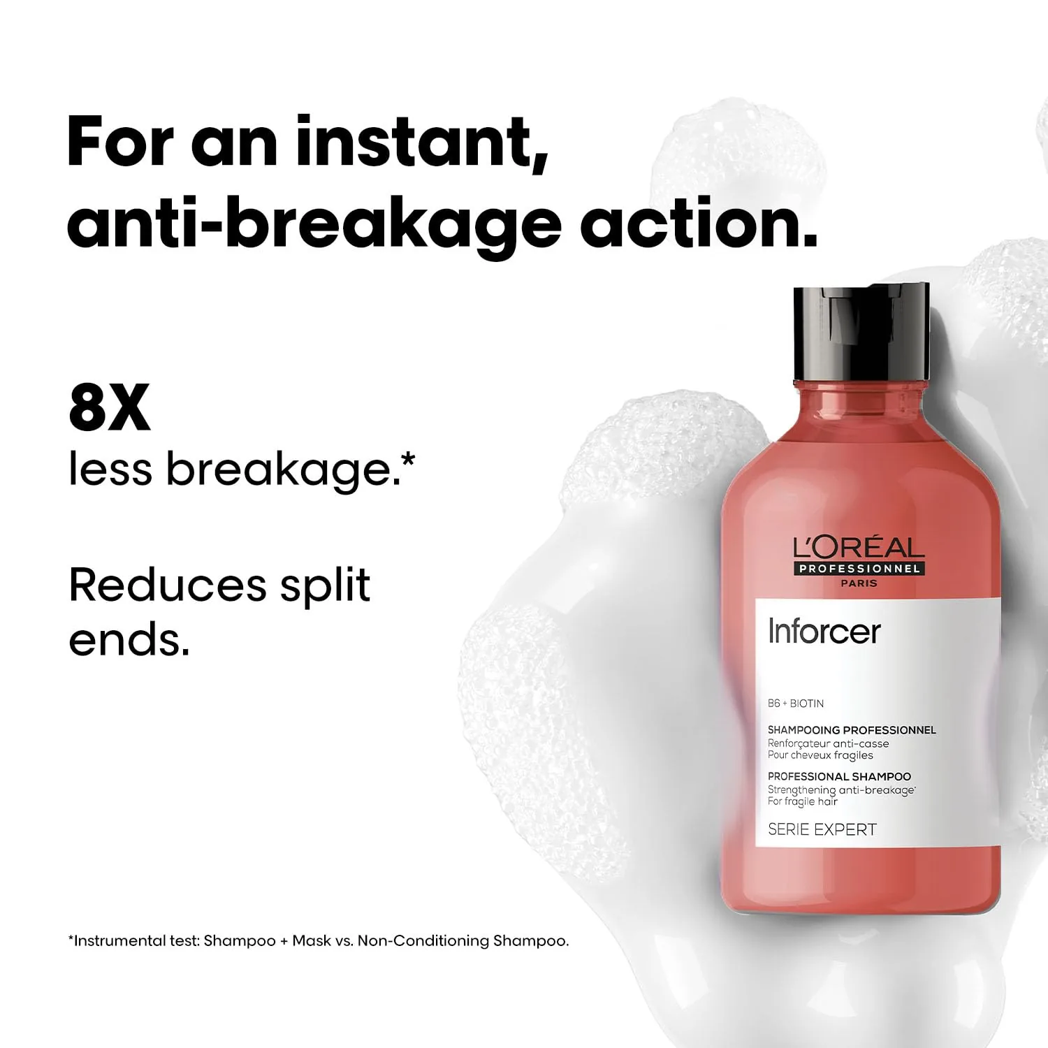 L'Oreal Professionnel Inforcer Strengthening Shampoo & Hair Mask Combo | Hair Care Set | Anti-Breakage and Strength-3