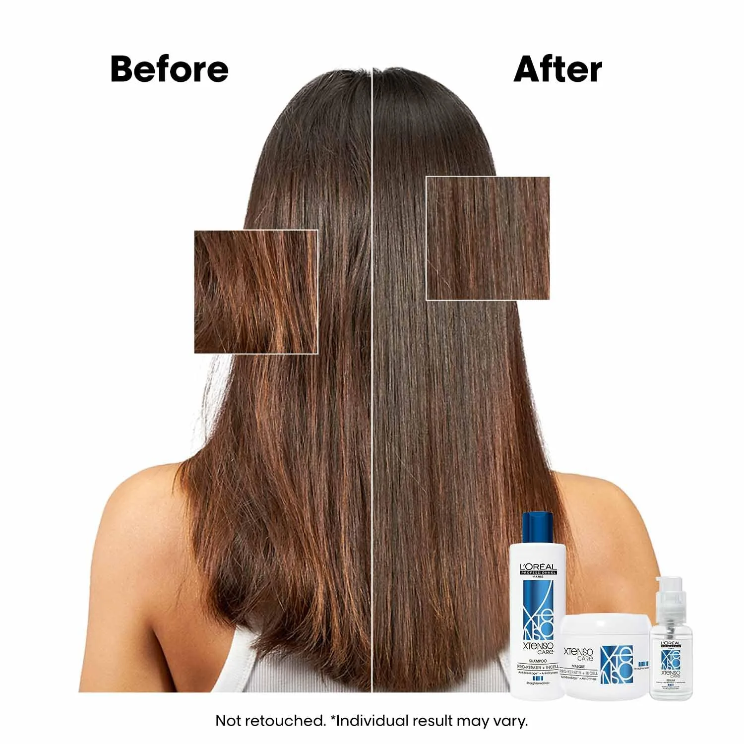L'Oreal Paris Professionnel Xtenso Care Serum | Hair Serum for Straightened Hair with Pro-Keratin & Incell-4