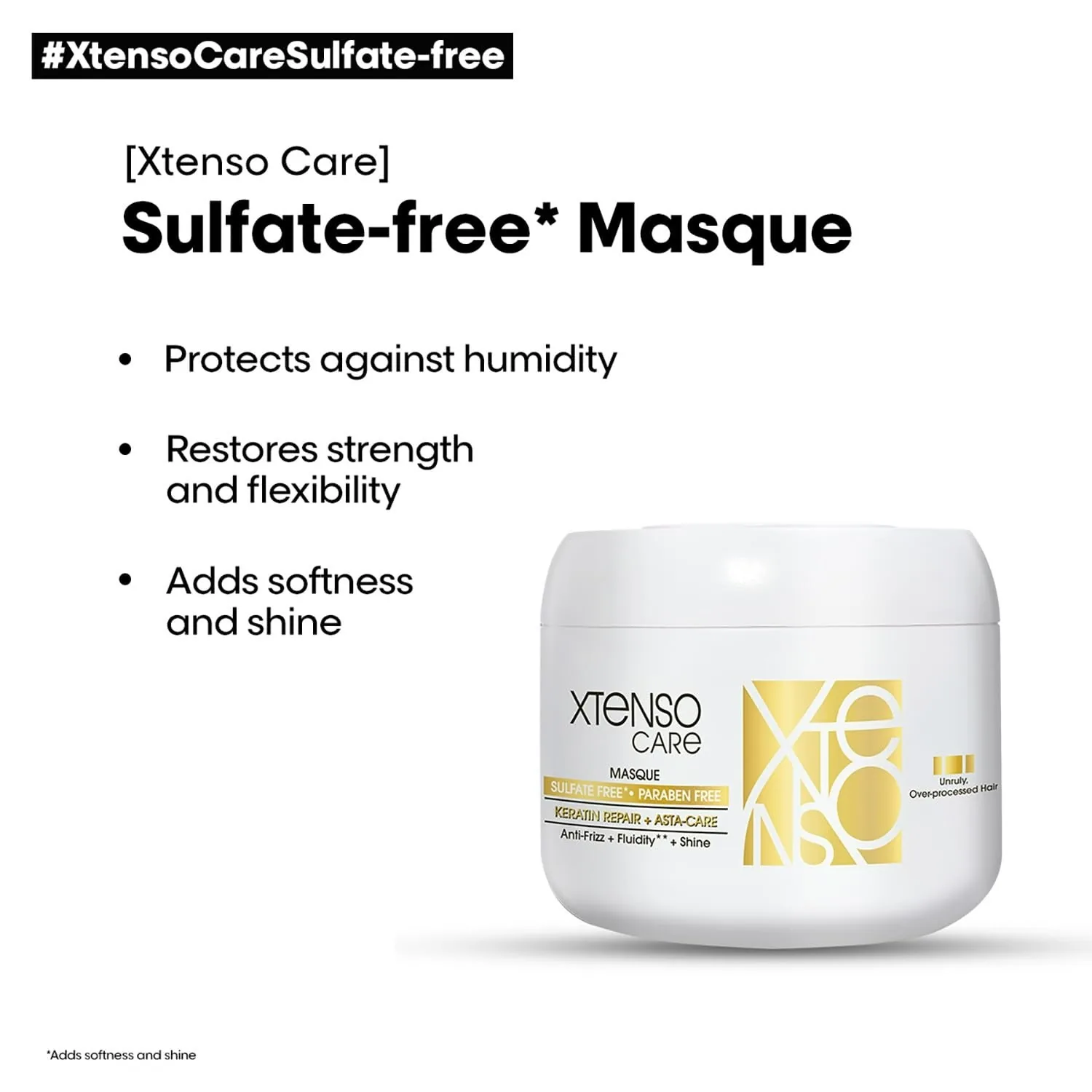L'Oreal Professionnel X-Tenso Care Masque Sulfate Free | Intense Nourishment Hair Mask | For Straightened and Chemically Treated Hair-4