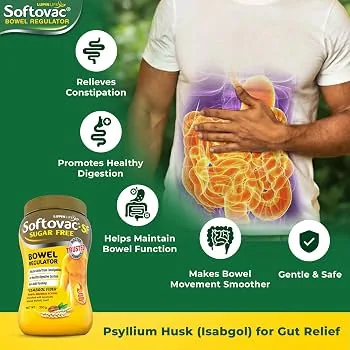 Lupin Life Softovac-Sf Bowel Regulator | Sugar-Free Ayurvedic Supplement | Gentle Constipation Relief-3