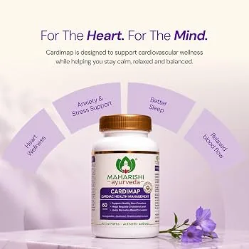 Maharishi Ayurveda Cardimap Tablets | Natural Stress Relief & Cardiovascular Support | Ayurvedic Formula-3