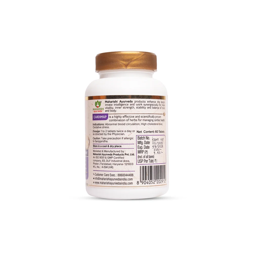 Maharishi Ayurveda Cardimap Tablets | Natural Stress Relief & Cardiovascular Support | Ayurvedic Formula-2