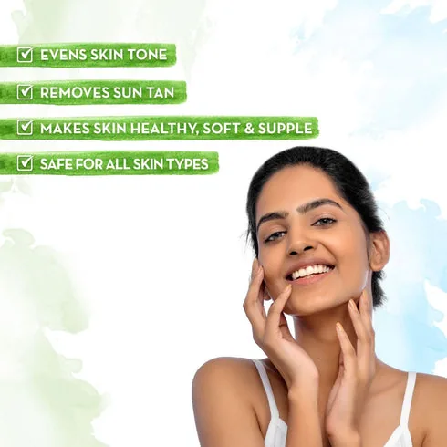 Mamaearth Ubtan Face Mask | Brightening Tan Removal Pack | With Saffron, Turmeric & Apricot Oil-2