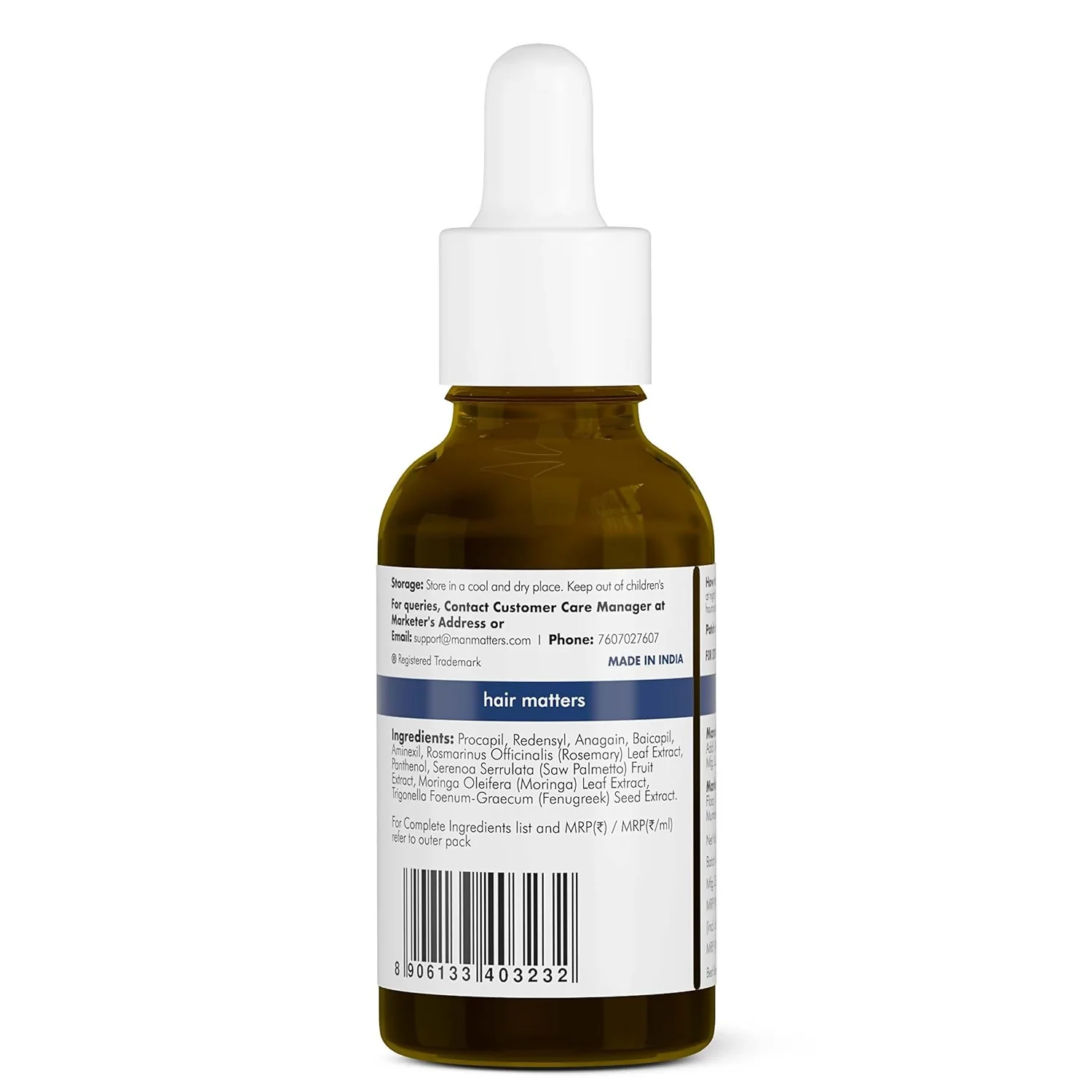 Man Matters Advanced Hair Serum | Hair Growth & Density Serum | Enriched with Redensyl, Anagain & Aminexil-2