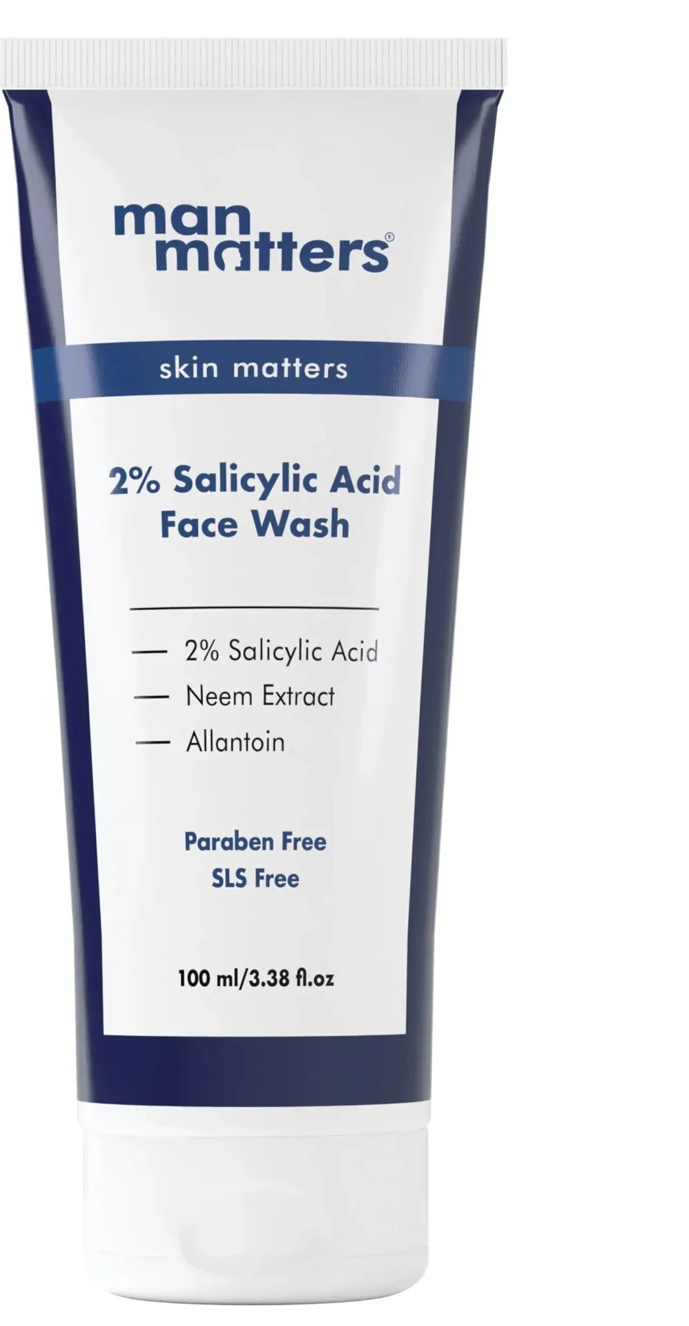 Man Matters Clear 2% Salicylic Acid Face Wash for Men Man Matters Clear 2% Salicylic Acid Face Wash for Men-Pack Size-100 ml