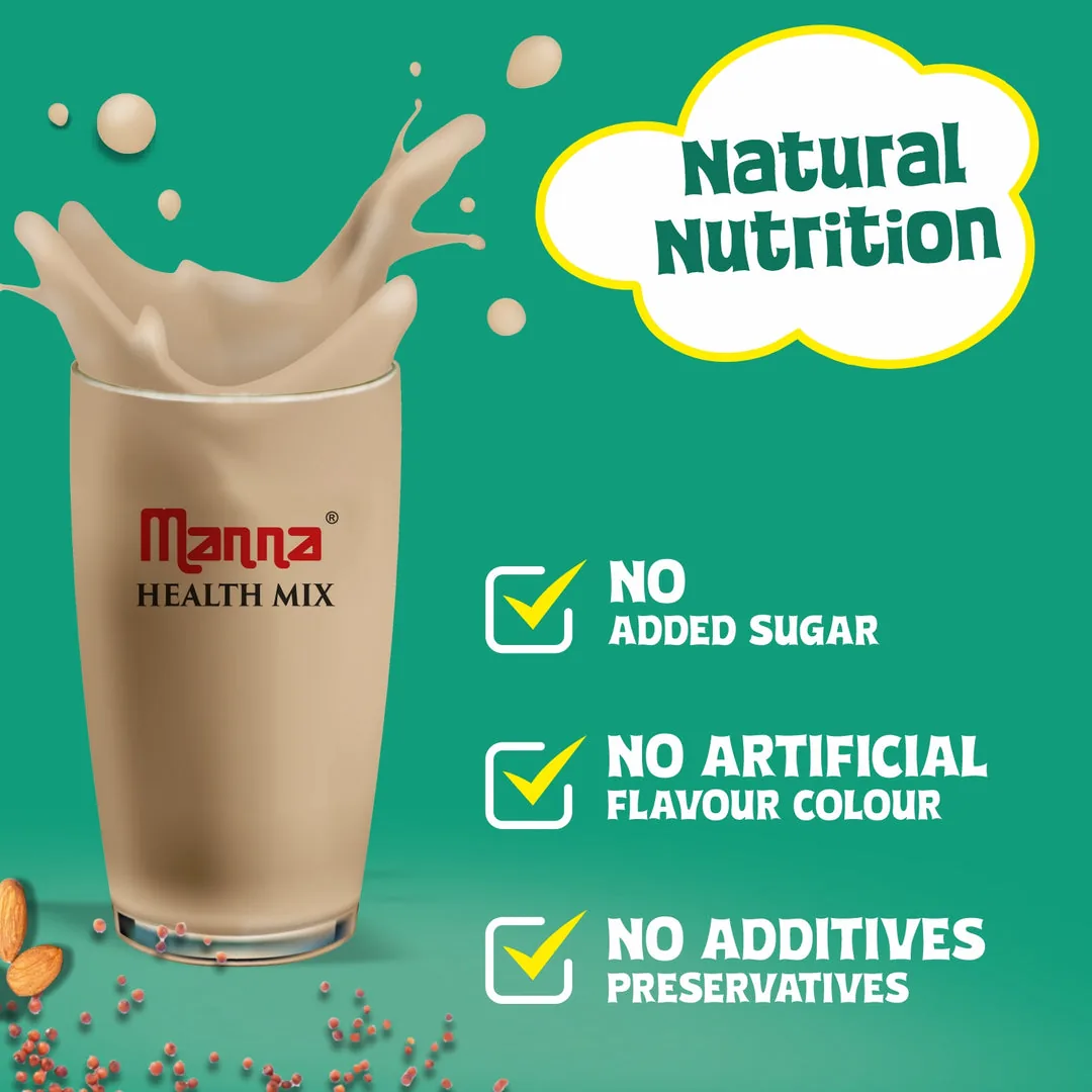 Manna Health Mix All Natural Multigrain Mix | Traditional Porridge | 14 Natural Grains & Nuts-7