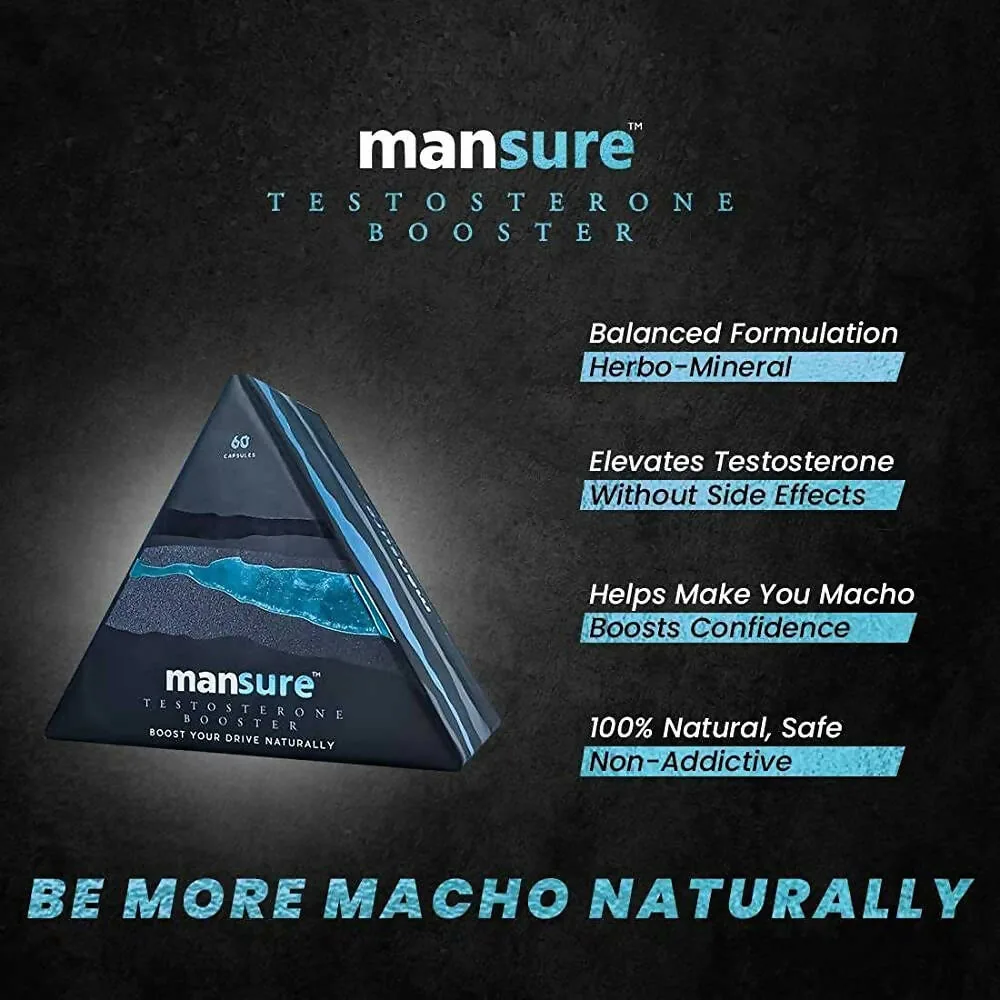 Mansure Testosterone Booster Capsules | Ayurvedic Vitality Supplement | Natural Strength & Stamina Support-2