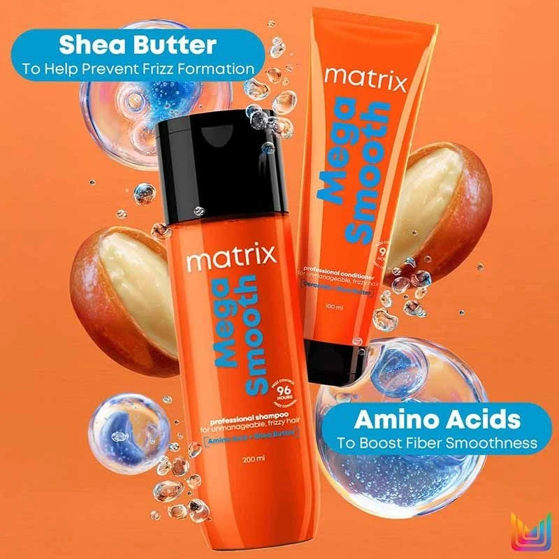 Matrix Opti. Care Smooth Straight Professional Ultra Smoothing Shampoo And Conditioner Combo | Professional Haircare Kit | Frizz Control & Intense Smoothing-2