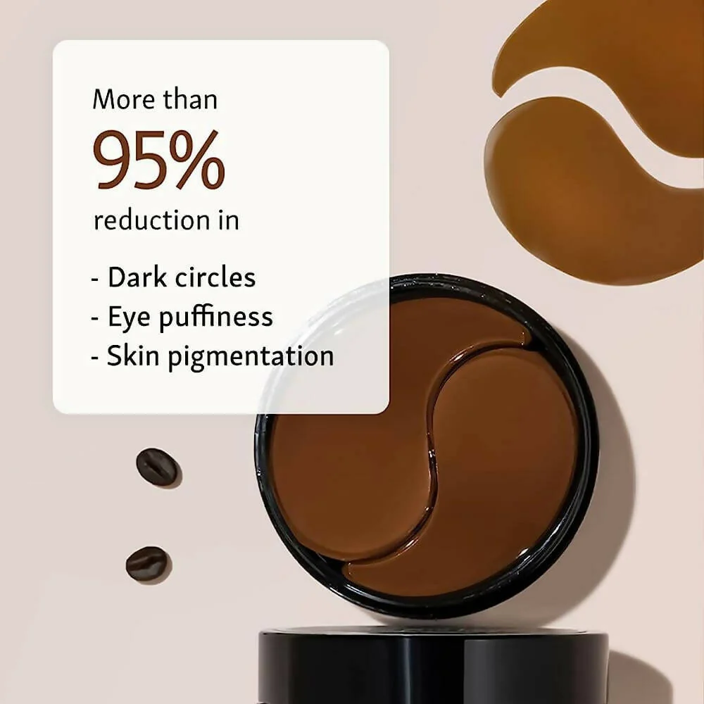 mCaffeine Coffee Hydrogel Under Eye Patches | Cooling Eye Masks | Dark Circle & Puffiness Reduction-2
