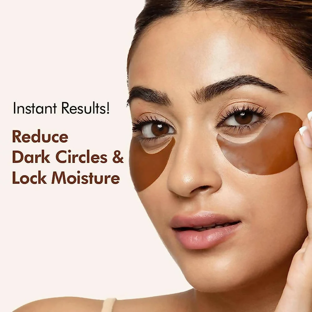 mCaffeine Coffee Hydrogel Under Eye Patches | Cooling Eye Masks | Dark Circle & Puffiness Reduction-3