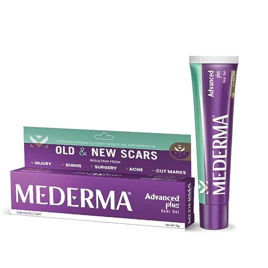 Mederma Advanced Plus Scar Gel | Skin Regenerating Formula | Smooths and Fades Old and New Scars