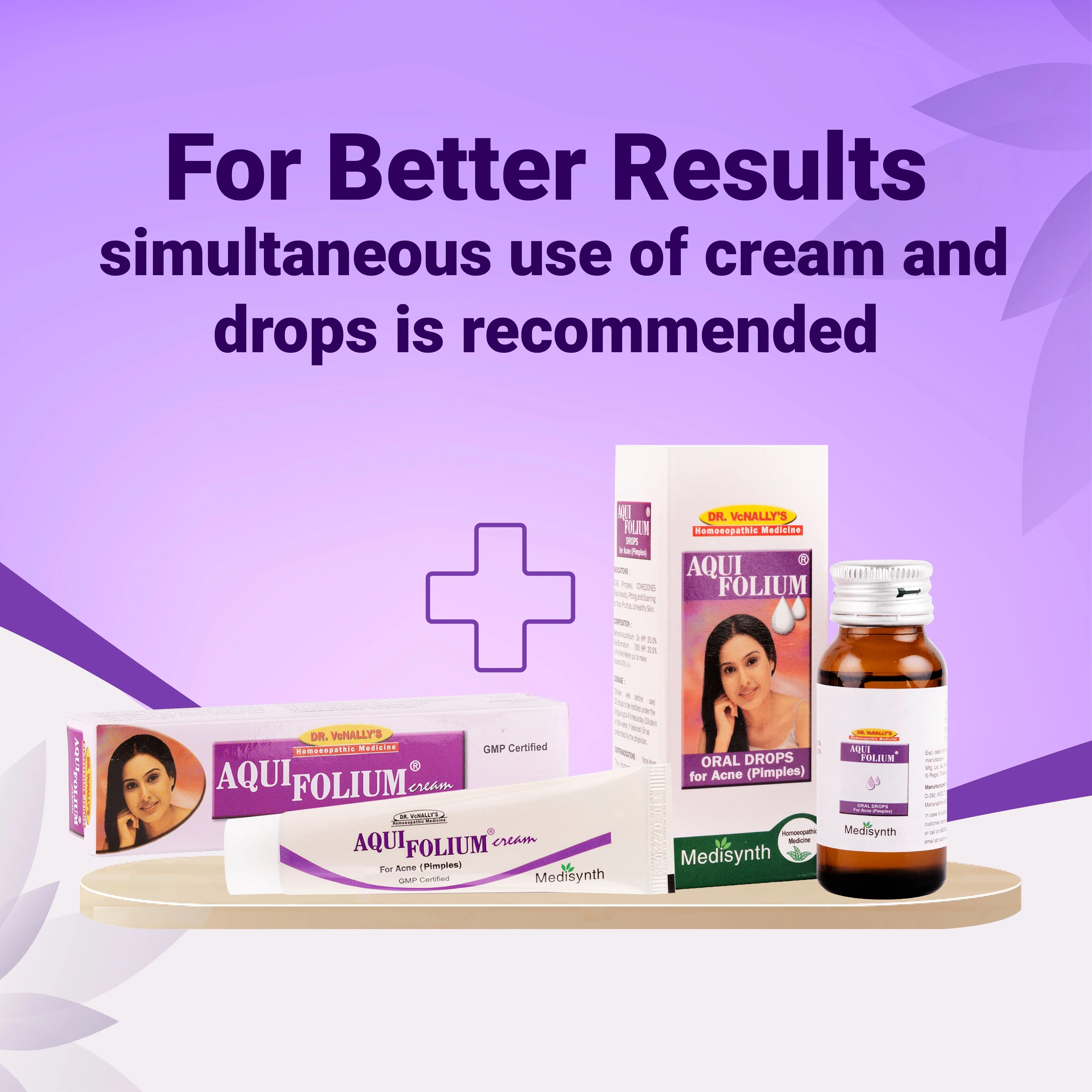 Medisynth Aqui Folium Cream | Homeopathic Acne Care | Clear Skin Formula-4