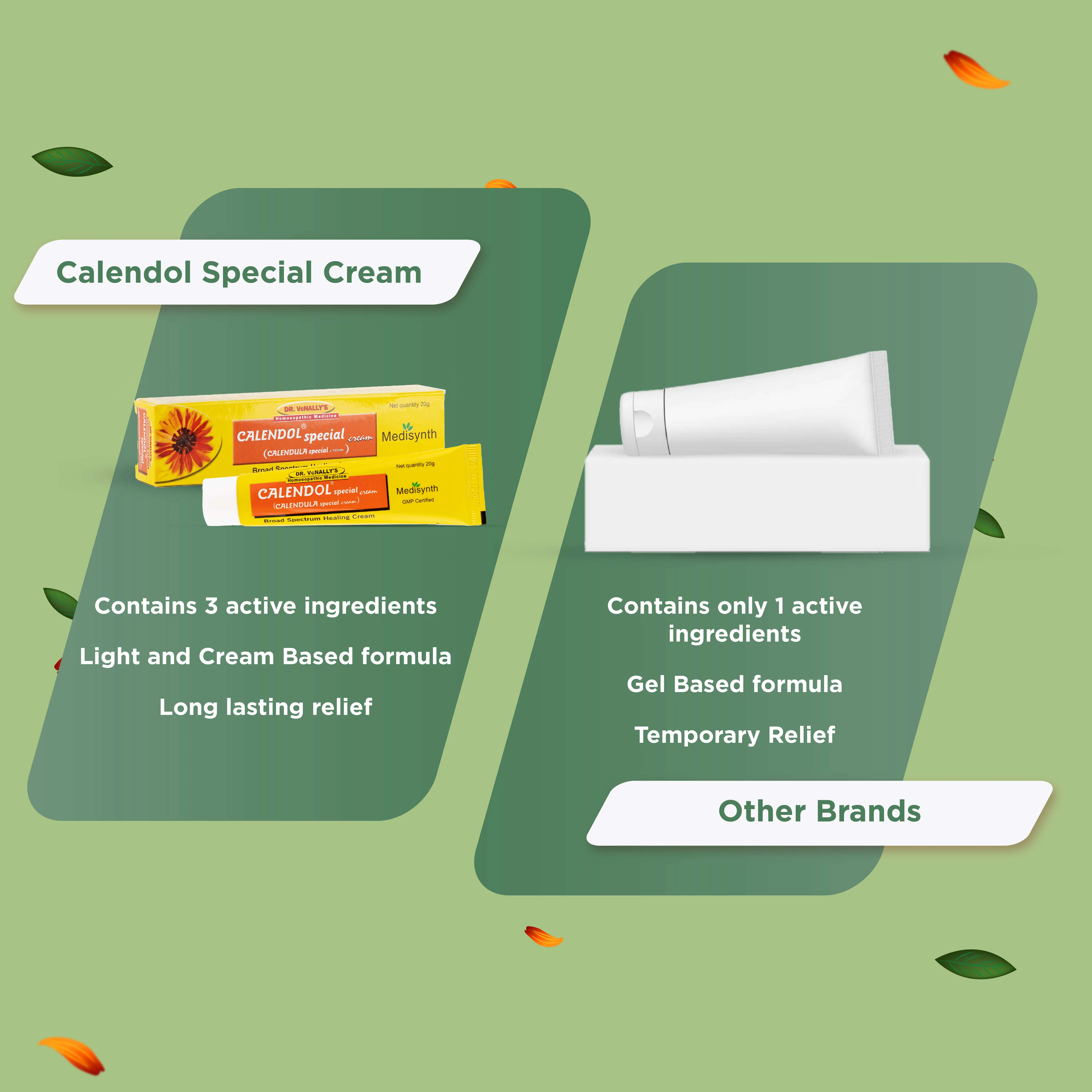 Medisynth Homeopathy Calendol Special Cream | Antiseptic Healing Formula | Soothes Minor Cuts and Burns-5