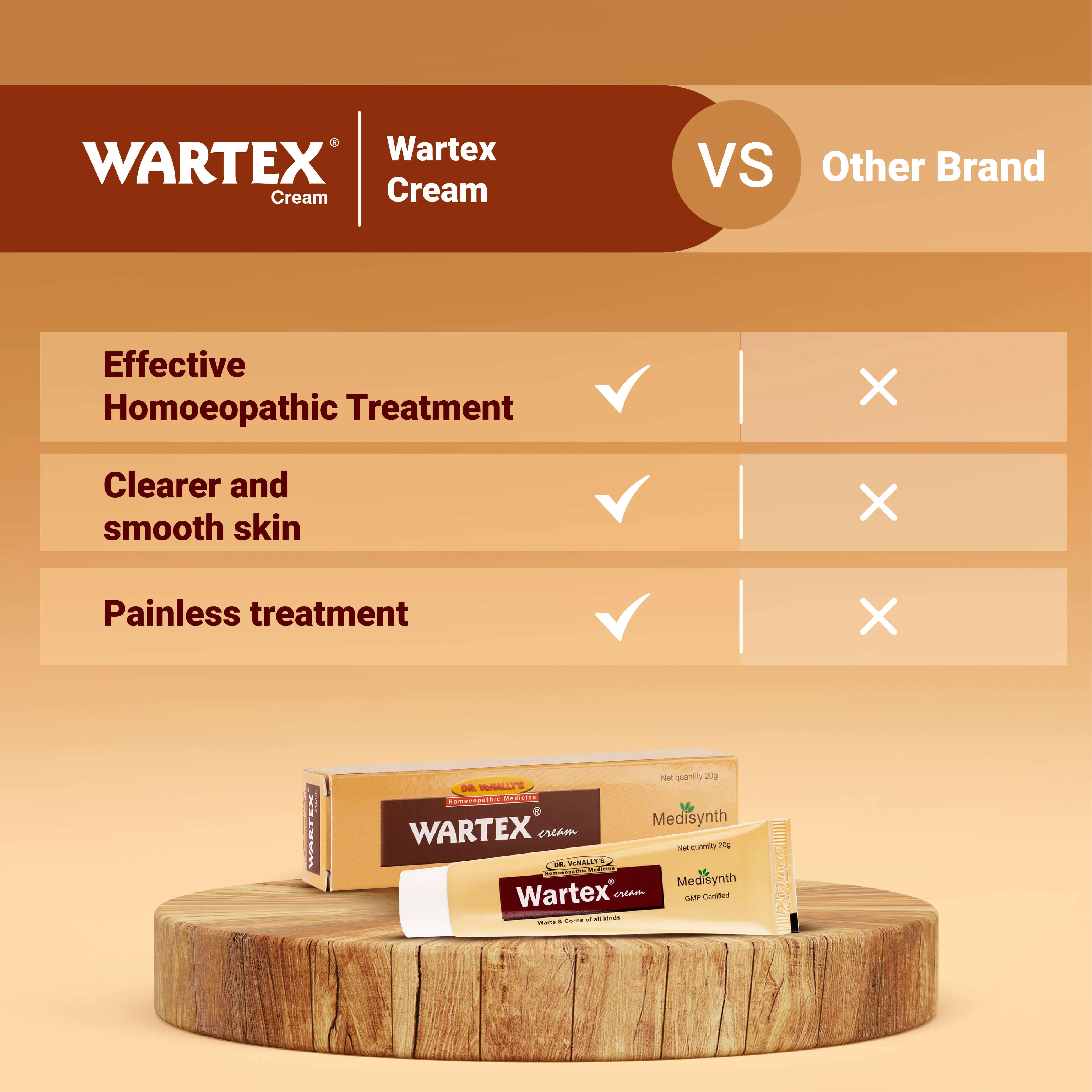 Medisynth Wartex Cream | Homeopathic Topical Formula | Painless Skin Care-4