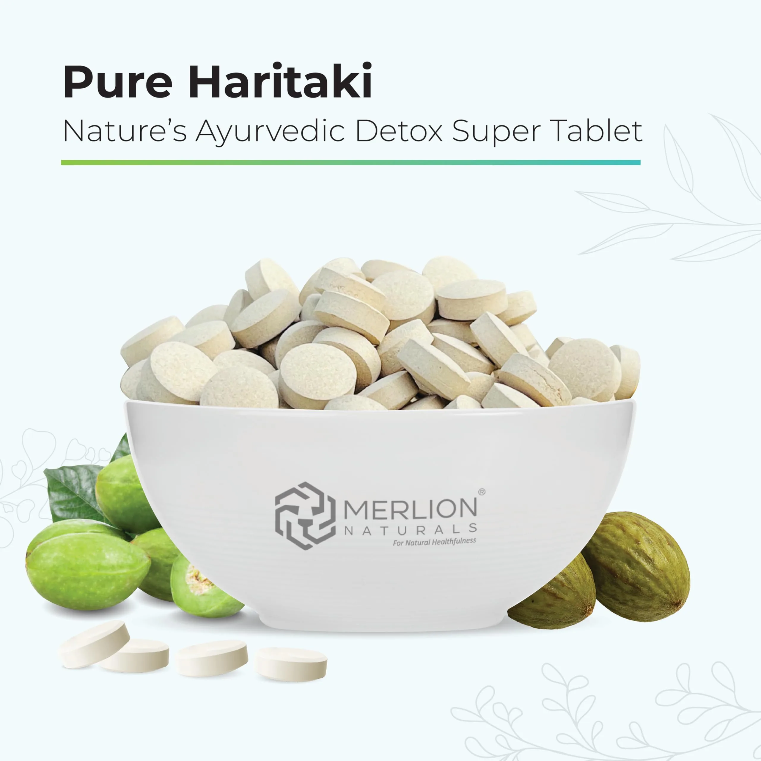 Merlion Naturals Haritaki 500mg Tablets | Ayurvedic Terminalia Chebula Supplement | Natural Digestive Support-3