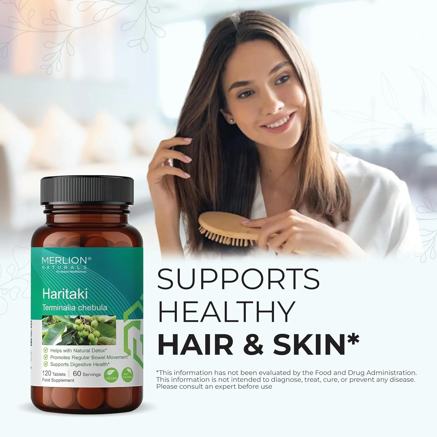 Merlion Naturals Haritaki 500mg Tablets | Ayurvedic Terminalia Chebula Supplement | Natural Digestive Support-6