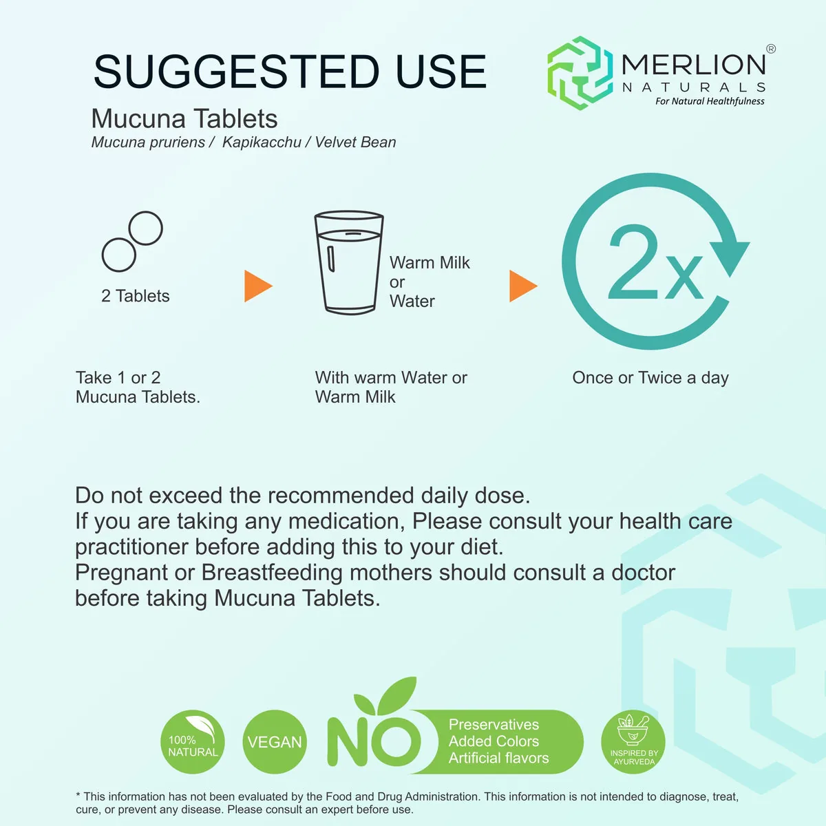 Merlion Naturals Kapikachhu Tablets | Mucuna Pruriens Supplement | Natural Brain and Stress Support-4