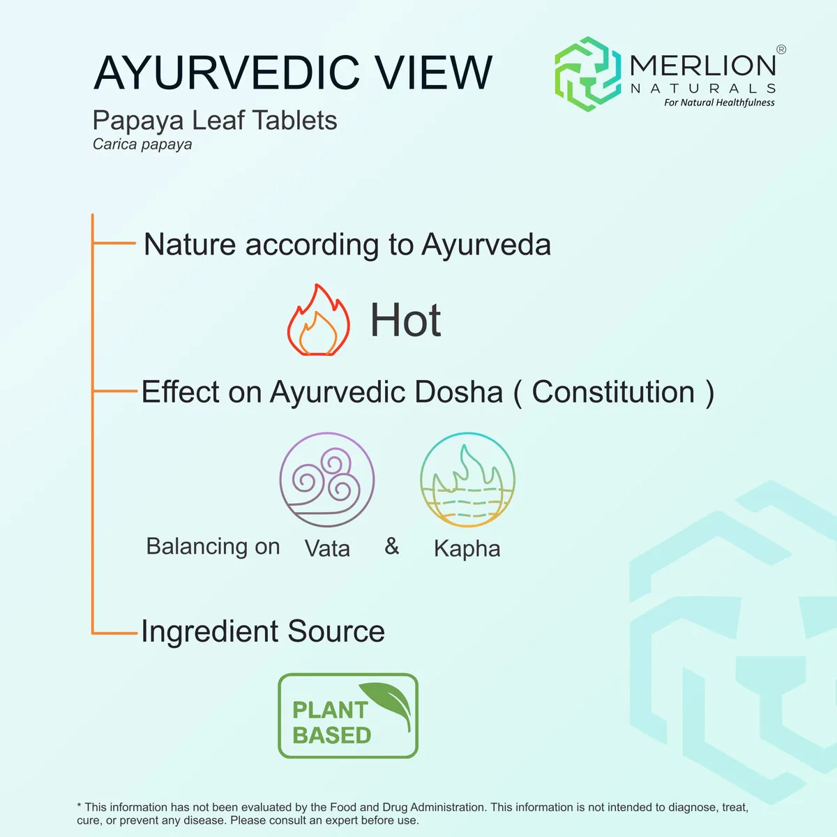 Merlion Naturals Papaya Leaf Tablets | Herbal Wellness Supplement | Supports Immune Function & Platelet Production-7