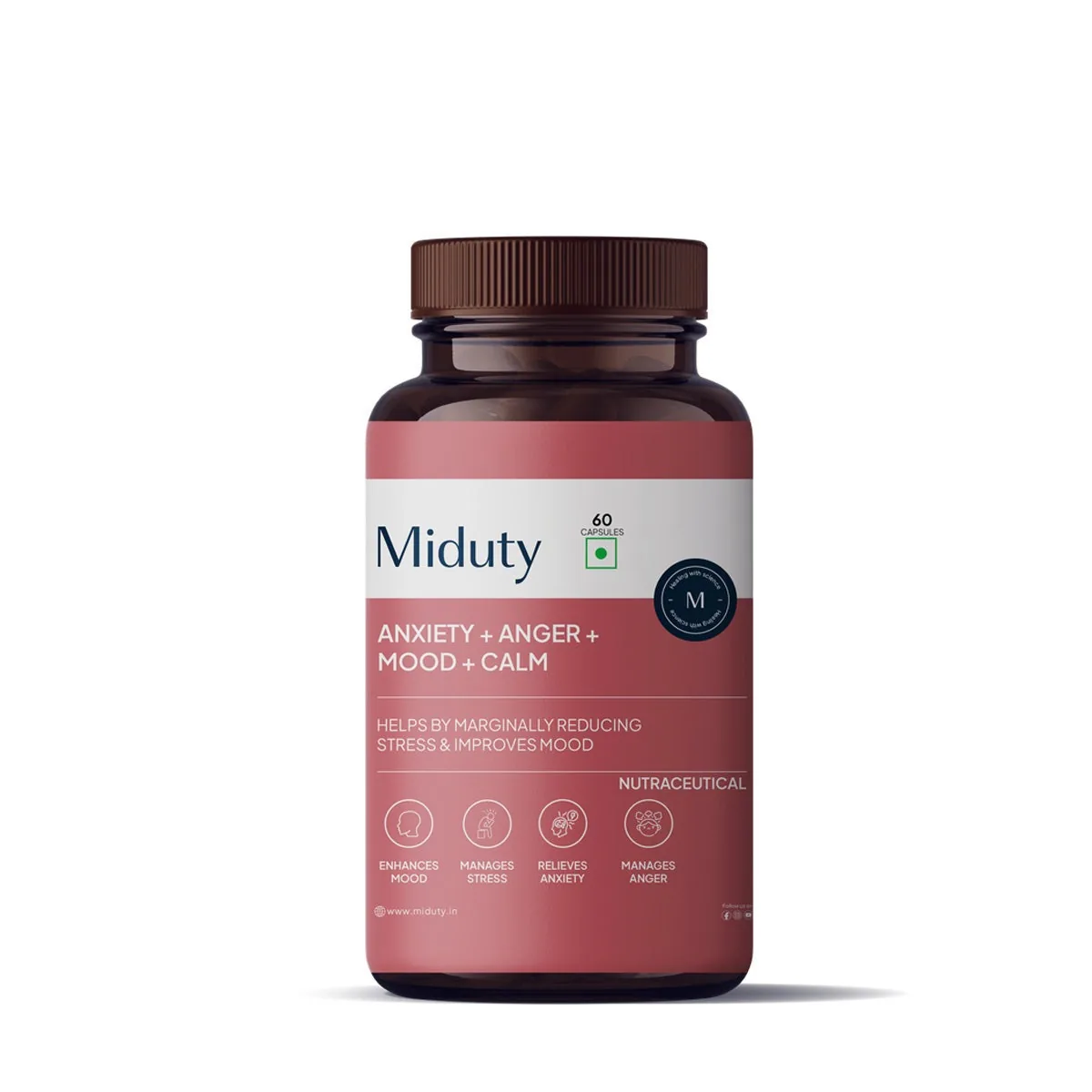 Miduty By Palak Notes Anxiety Anger Mood Calm Capsules