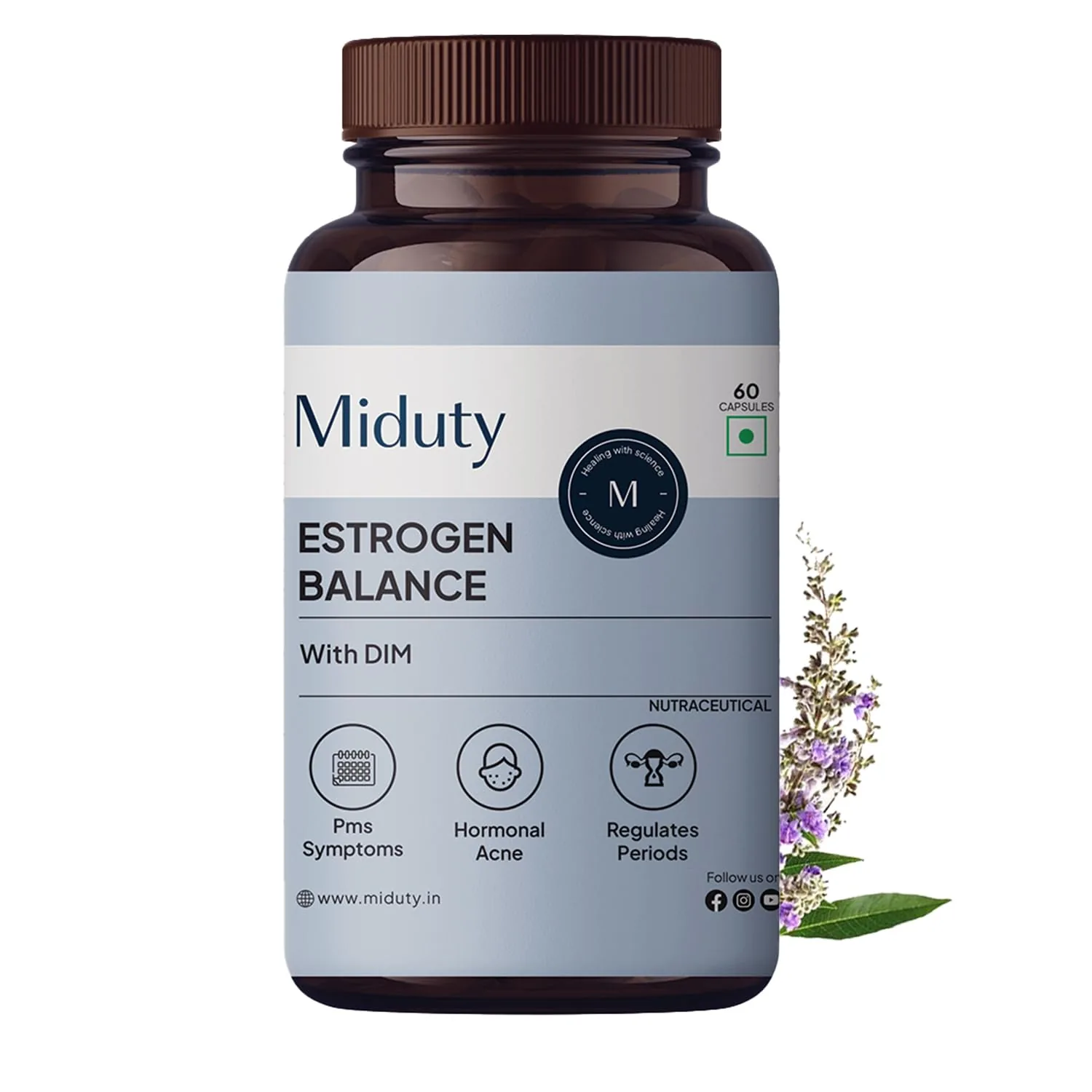 Miduty By Palak Notes Estrogen Balance With Dim Capsules