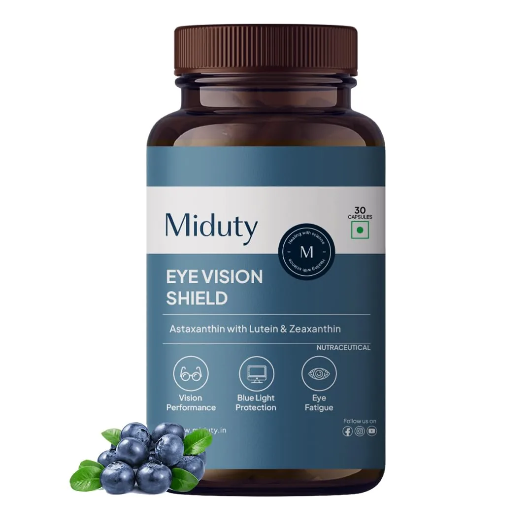 Miduty By Palak Notes Eye Vision Shield Astaxanthin Wiyh Lutein And Zezxanthin