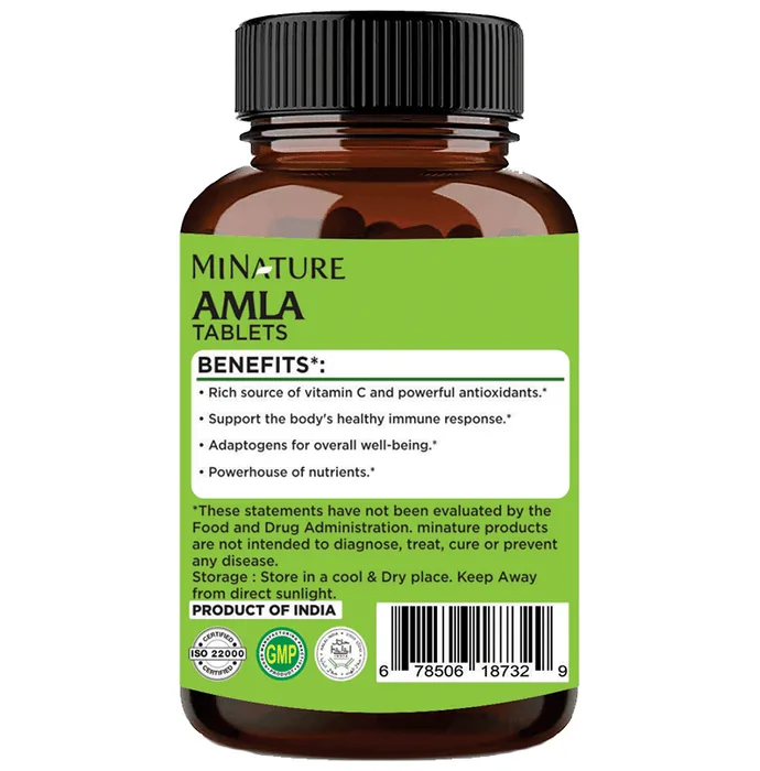 Minature Amla Tablets | Natural Amalaki Supplement | Daily Immunity & Antioxidant Support-3