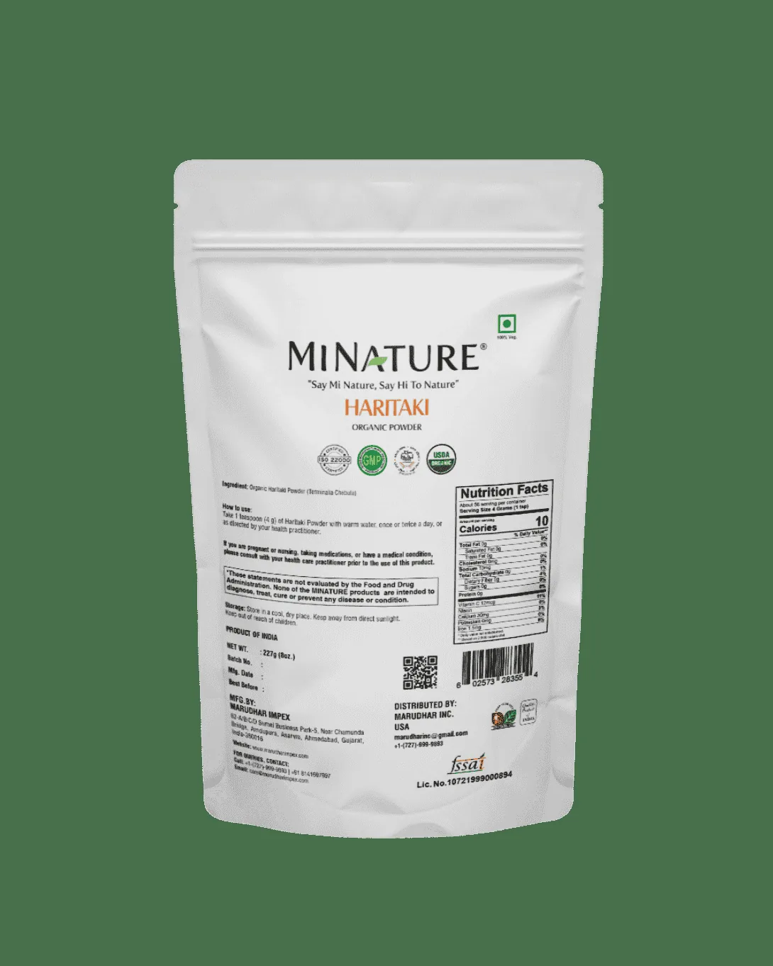 Minature Haritaki Organic Powder | Pure Terminalia Chebula | Ayurvedic Rejuvenator for Digestive Wellness-2