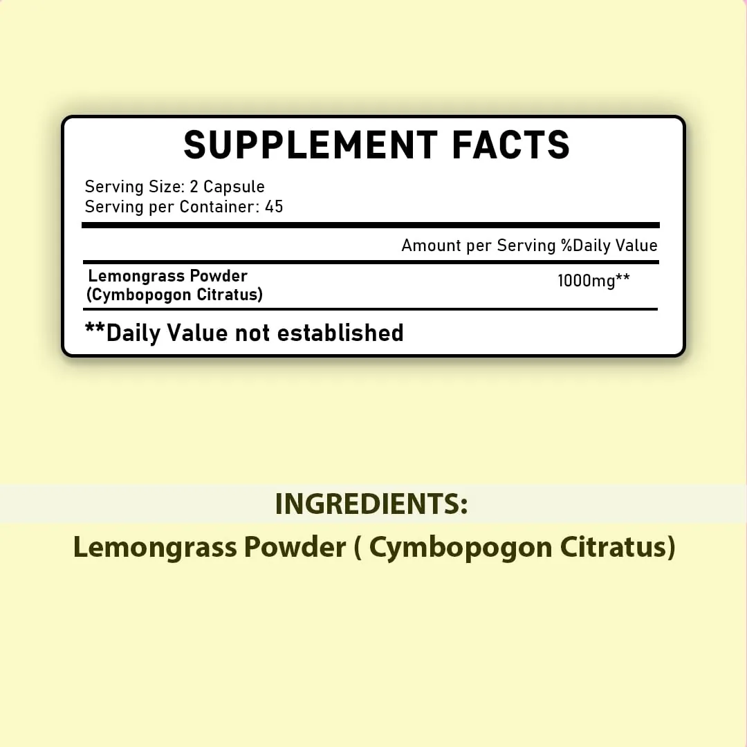 Minature Lemongrass Tablets | Pure Cymbopogon Herbal Supplement | Natural Digestive & Stress Support-4