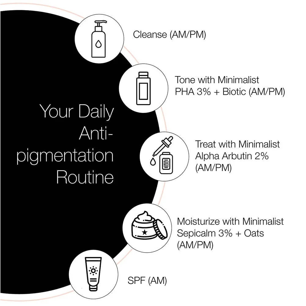 Minimalist Alpha Arbutin 02% Face Serum | Anti-Pigmentation & Dark Spot Corrector | Hyaluronic Acid Infused Daily Skin Serum-4