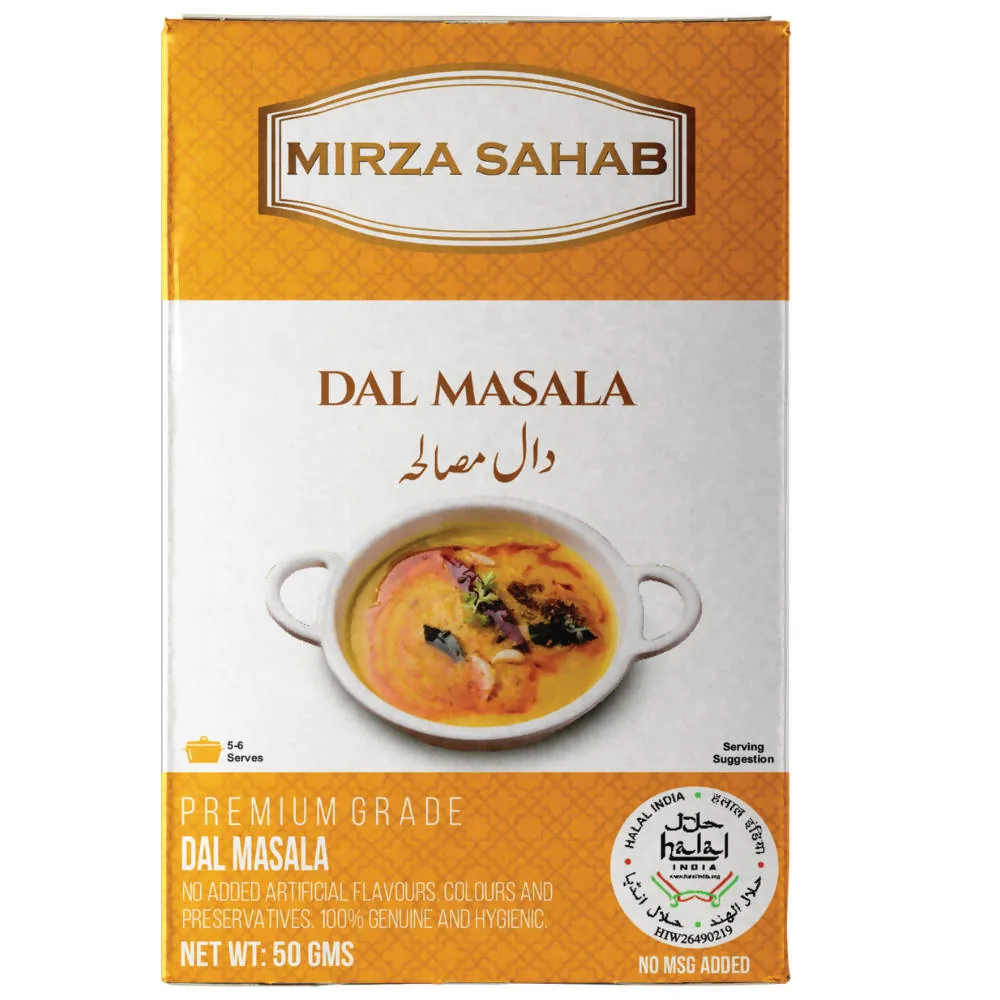 Mirza Sahab Dal Masala | Authentic Lentil Spice Blend | Preservative-Free Indian Masala 50 gm