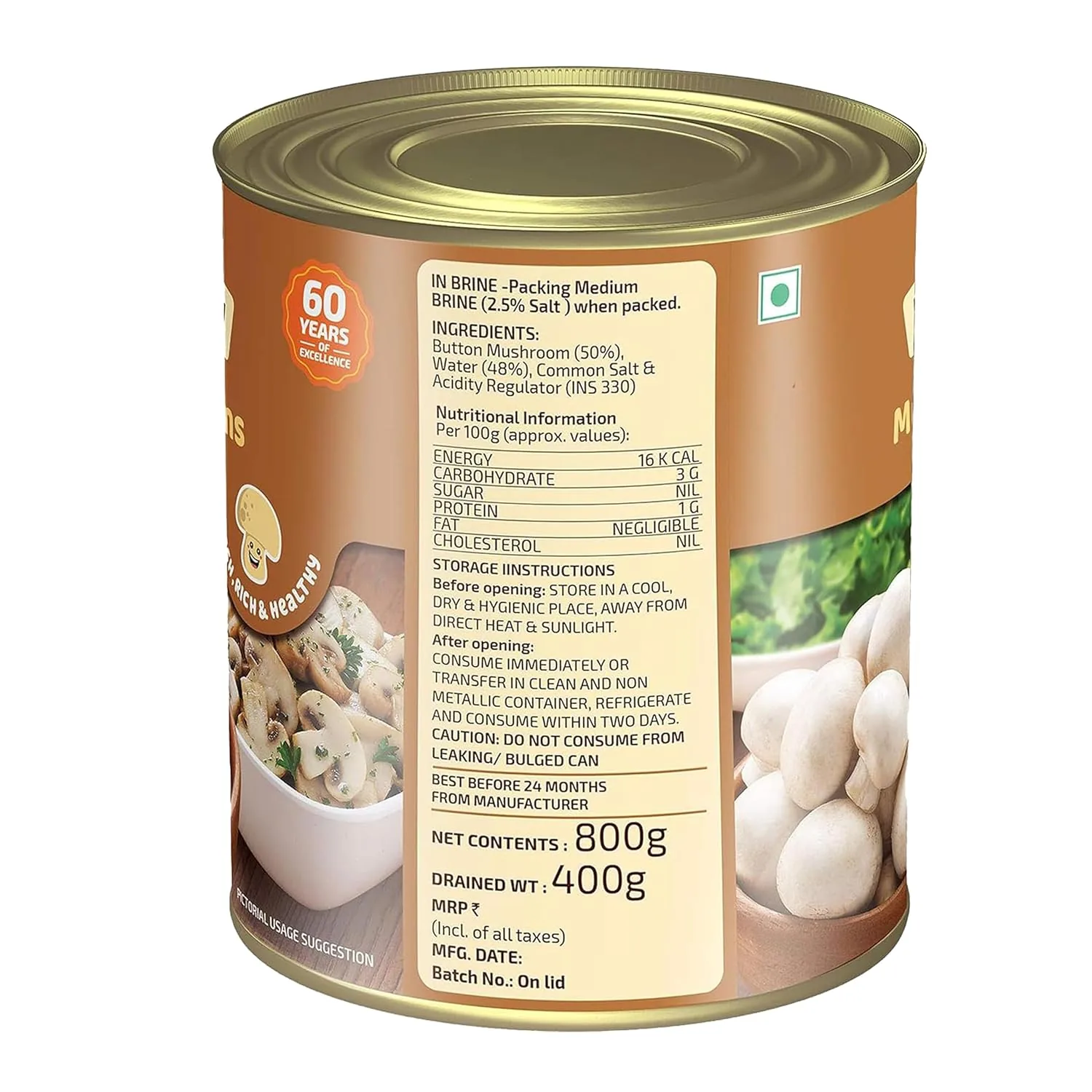Morton Mushroom - In Brine-4