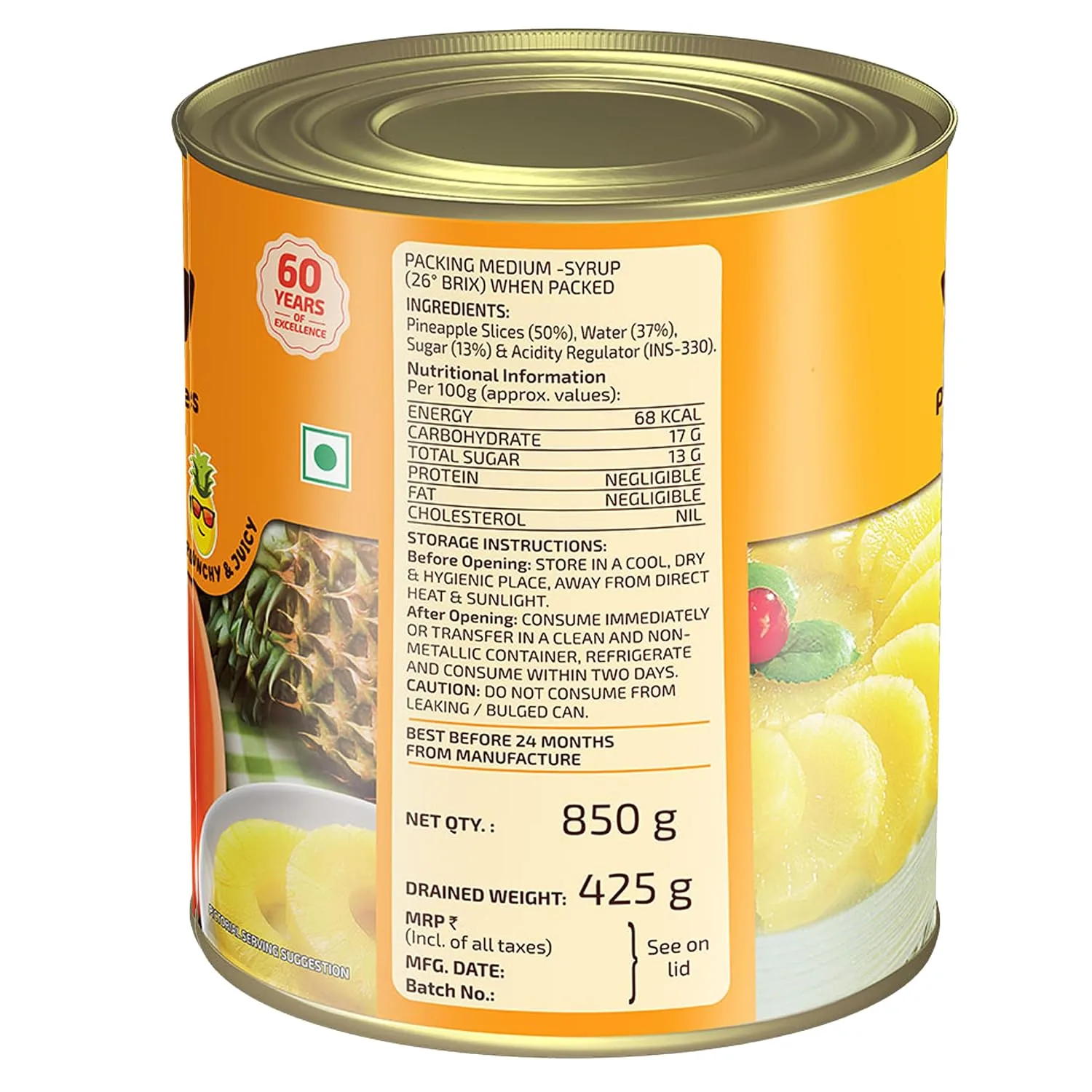 Morton Pineapple - Slice -5