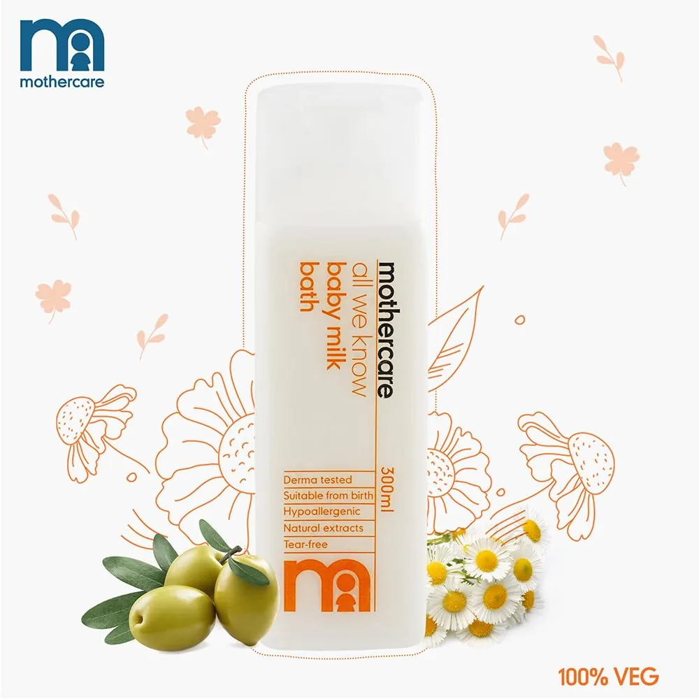 Mothercare All we Know Baby Bath Milk (White_Free Size)-2