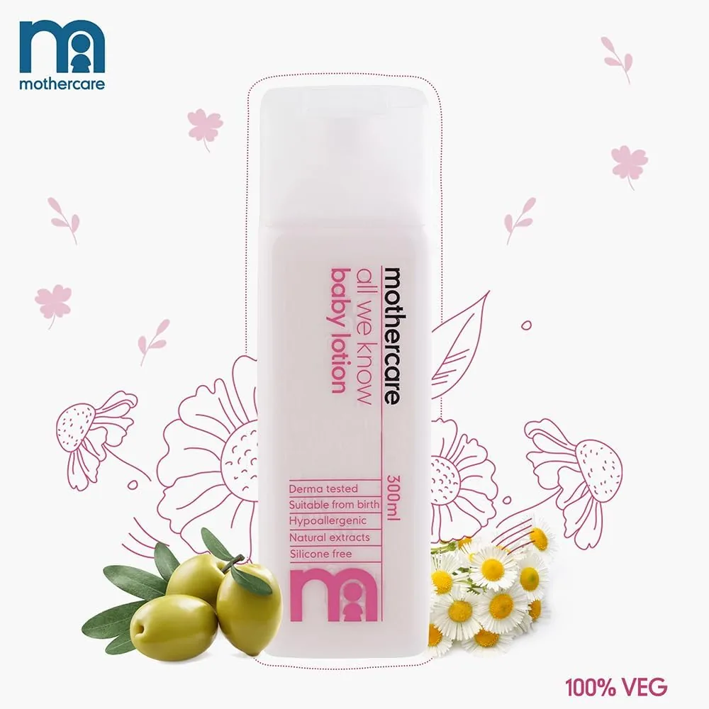 Mothercare All We Know Baby Lotion E 0M+ (Pack of 2)-3