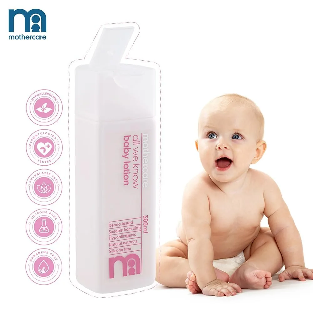 Mothercare All We Know Baby Lotion E 0M+ (Pack of 2)-5
