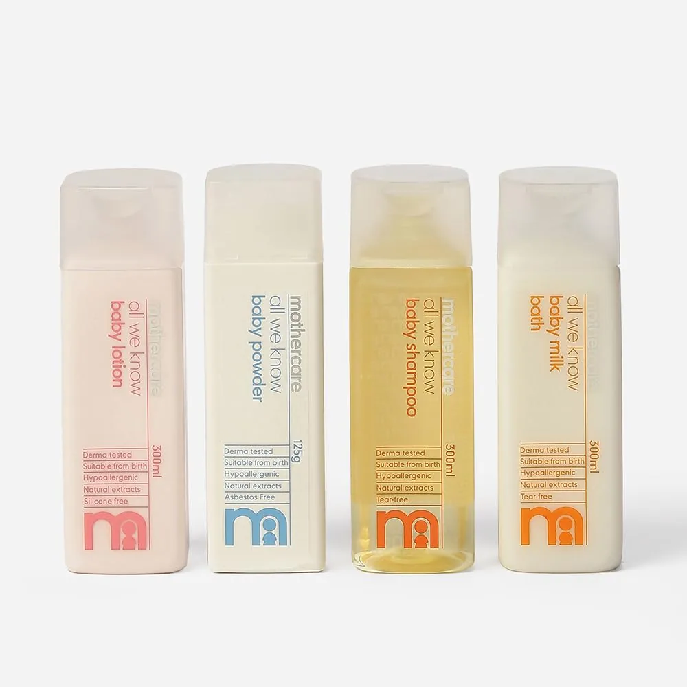 Mothercare Baby My First Gift Set Mothercare Baby My First Gift Set(Lotion,Shampoo,Bath Milk,Powder and Hair Comb)-Pack Size-Hamper