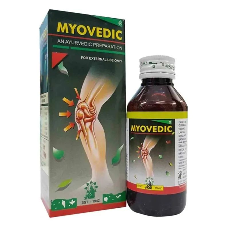 Myovedic Massage Oil | Ayurvedic Joint & Muscle Care | Herbal Relief Formula-1