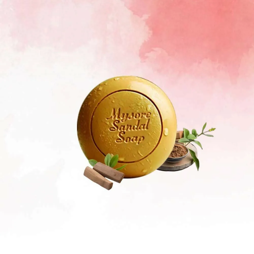 Mysore Sandal Soap with Pure Sandalwood Oil (Pack of 3) | Herbal Bathing Bar | Natural Skin Nourishment-4