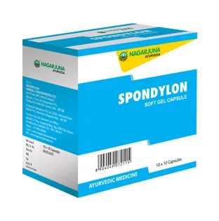Nagarjuna Ayurveda Sciatilon Soft Gel Capsules | Ayurvedic Joint & Nerve Support | Relieves Back Stiffness