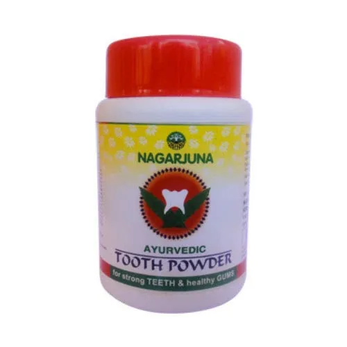 Nagarjuna Ayurveda Tooth Powder | Herbal Oral Care | Strong Teeth and Gums-1