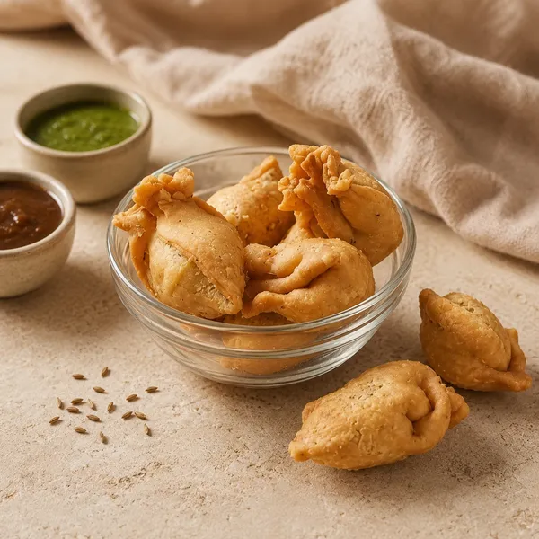 Nathu's Cocktail Samosa | Crispy Mini Tea-Time Snack | Authentic Dal Masala Filling