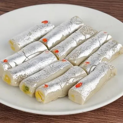 Nathu's Kaju Roll | Authentic Indian Cashew Sweet | Festive Mithai
