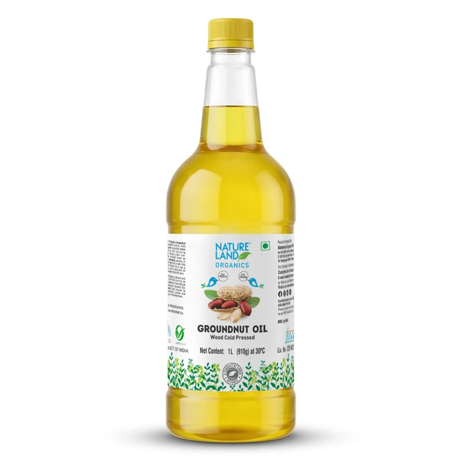 Natureland Organics Groundnut Oil-Peanut Oil-1