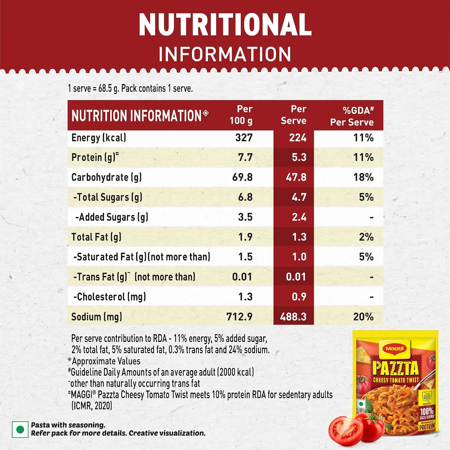 Nestle Maggi Pazzta | Instant Suji Fusilli-3